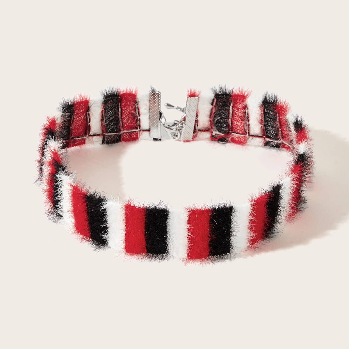

Christmas Striped Choker, Multicolor