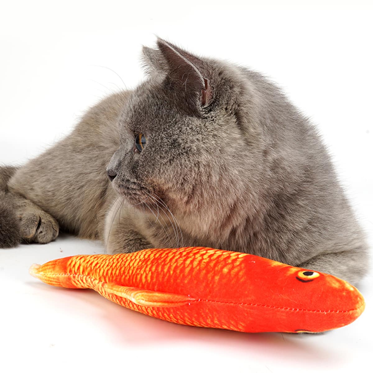 

Fish Shaped Cat Toy, Red