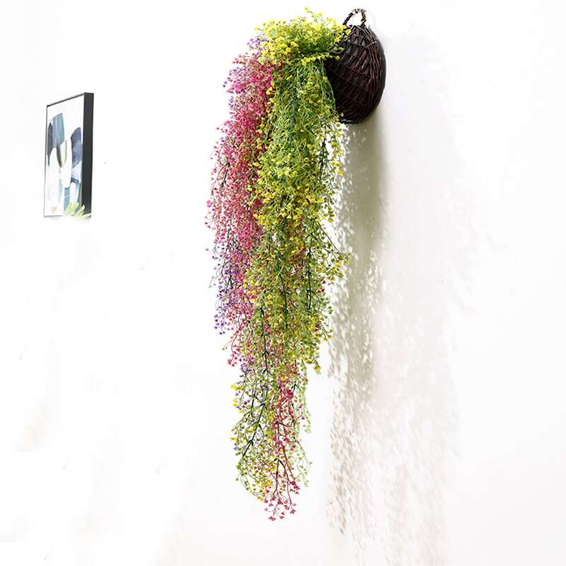 

1pc Random Artificial Hanging Vine Decoration, Multicolor
