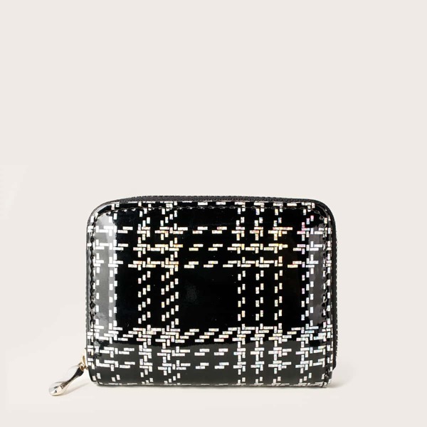 

Geometric Pattern Purse, Black