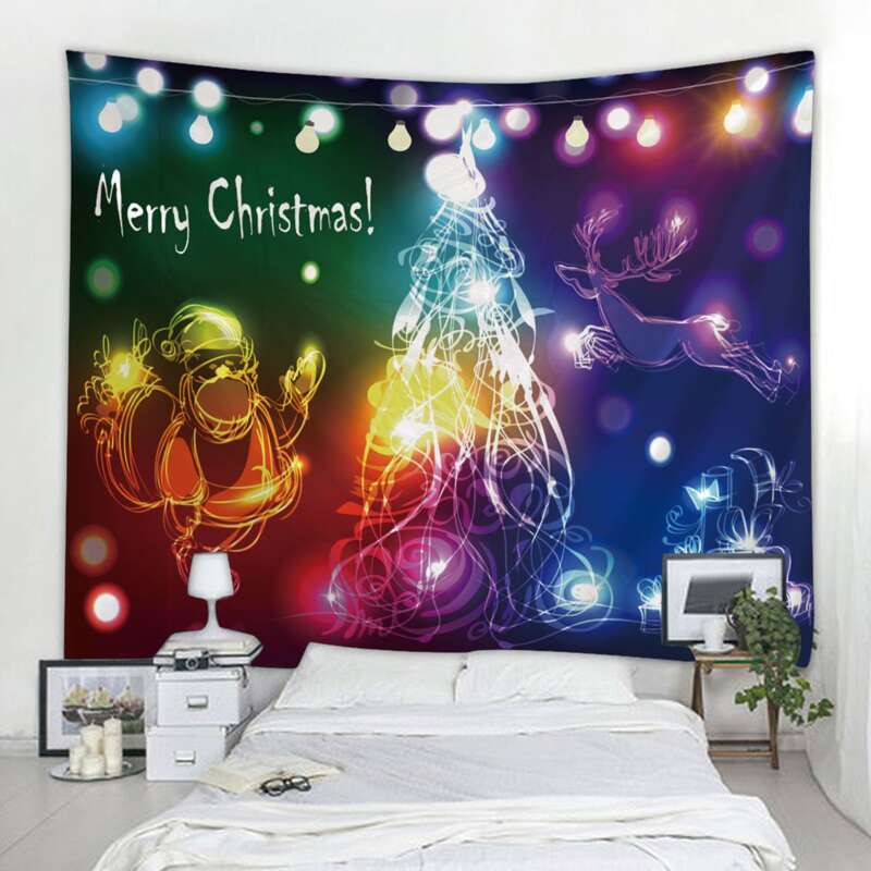 

Christmas Pattern Tapestry, Multicolor