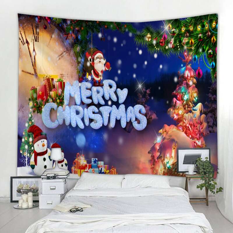 

Christmas Pattern Tapestry, Multicolor