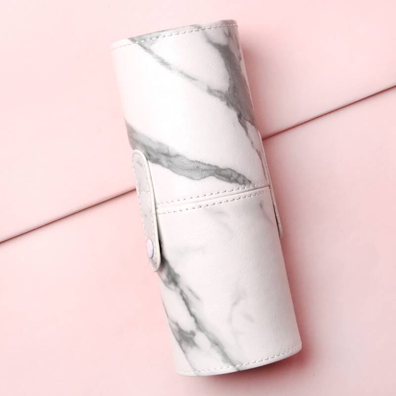 

Marble Pattern Makeup Brush Storage Box, Multicolor