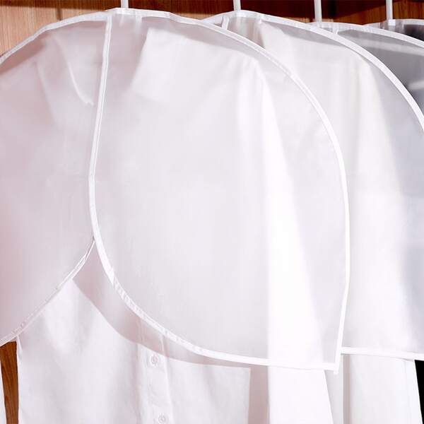 

1pc Clothes Dust Cover, White