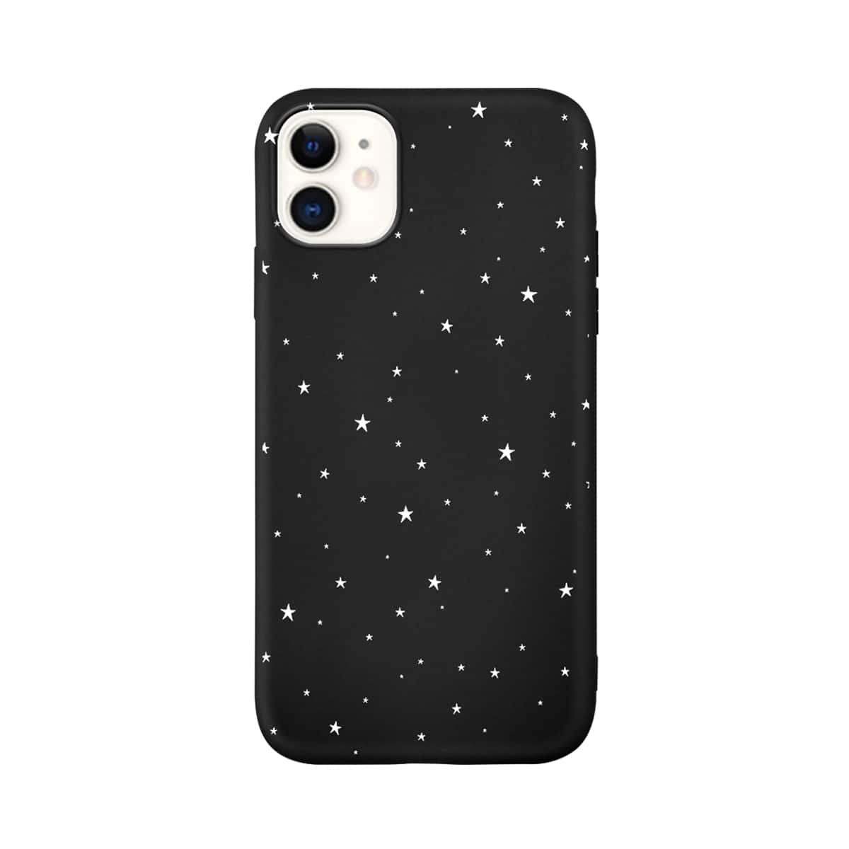 

Star Print iPhone Case, Black