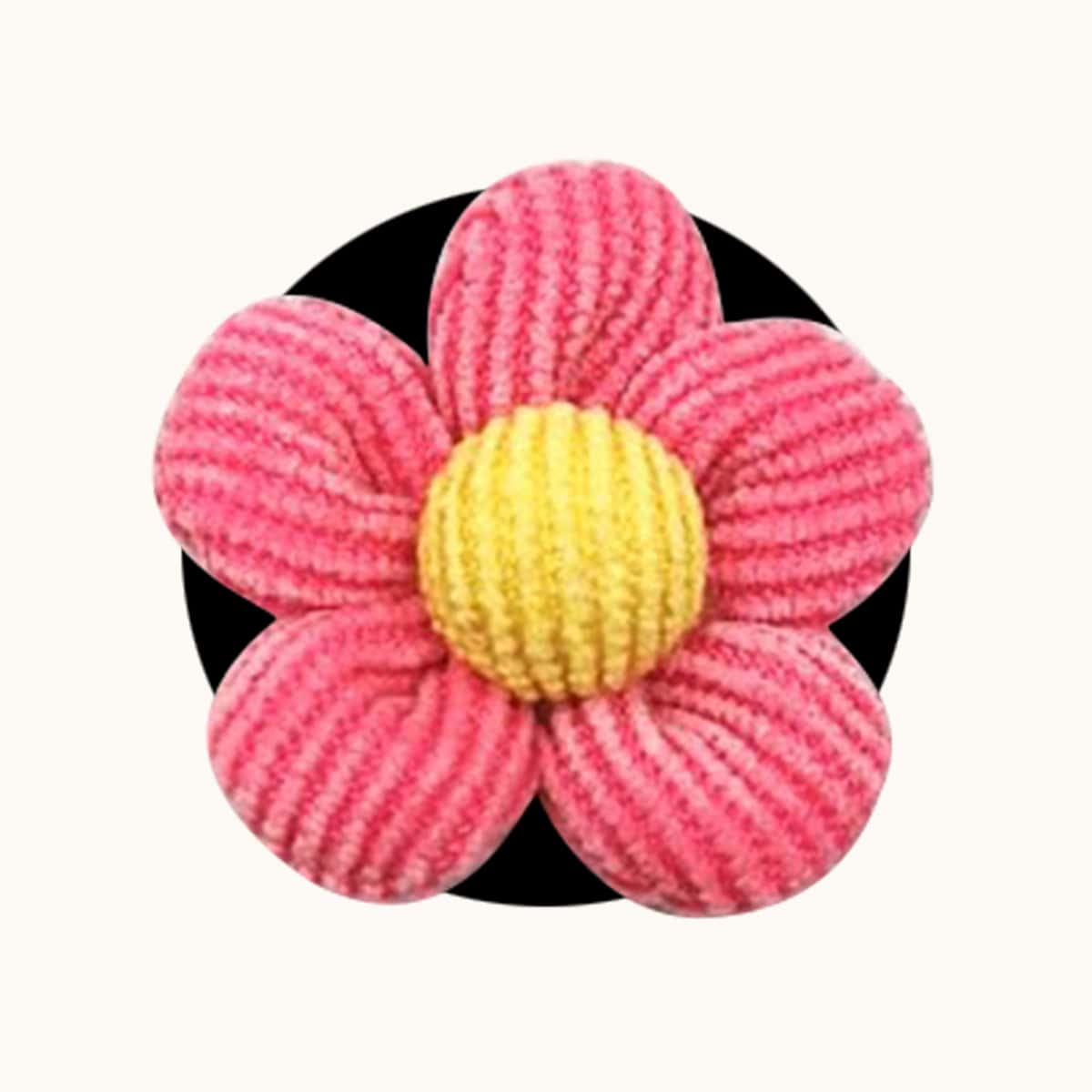 

3D Flower Decor Pop-Out Phone Grip, Multicolor