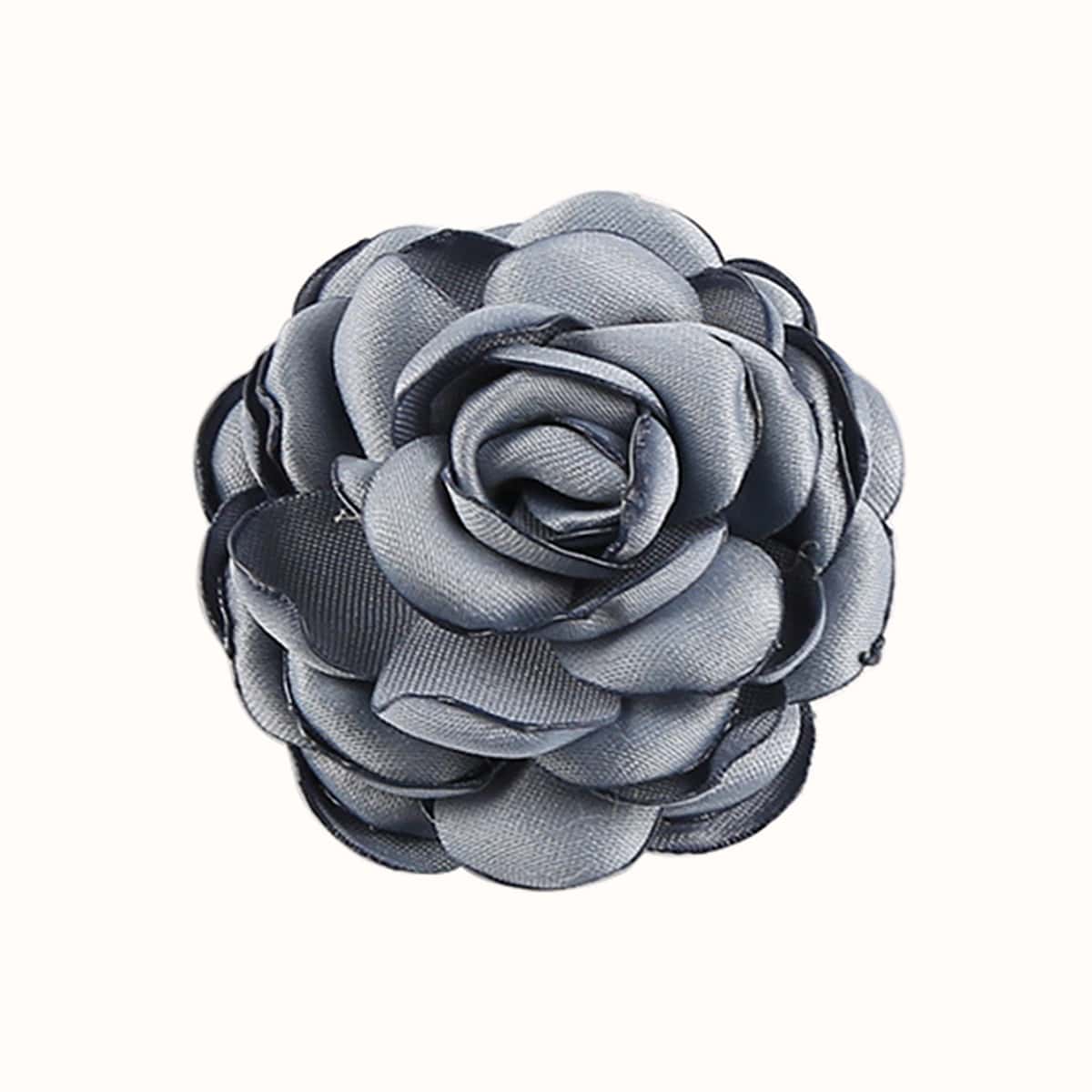 

3D Flower Decor Pop-Out Phone Grip, Grey