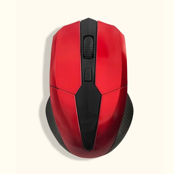 

Colorblock Wireless Mouse, Red