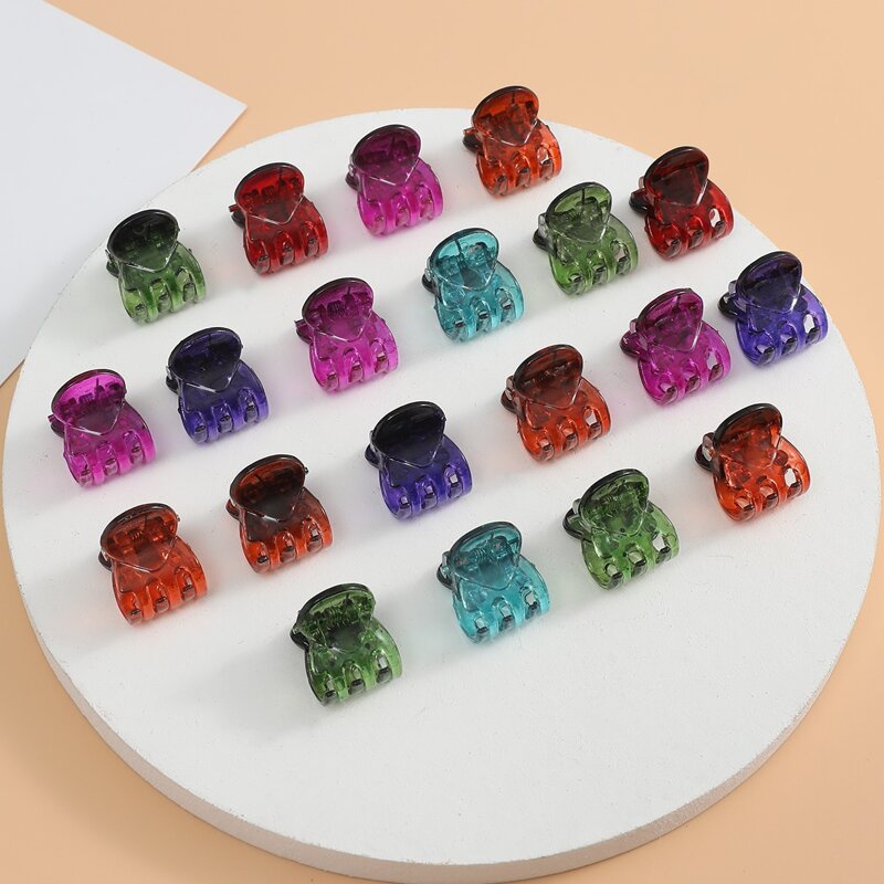 

20pcs Random Solid Grabbing Clip, Multicolor