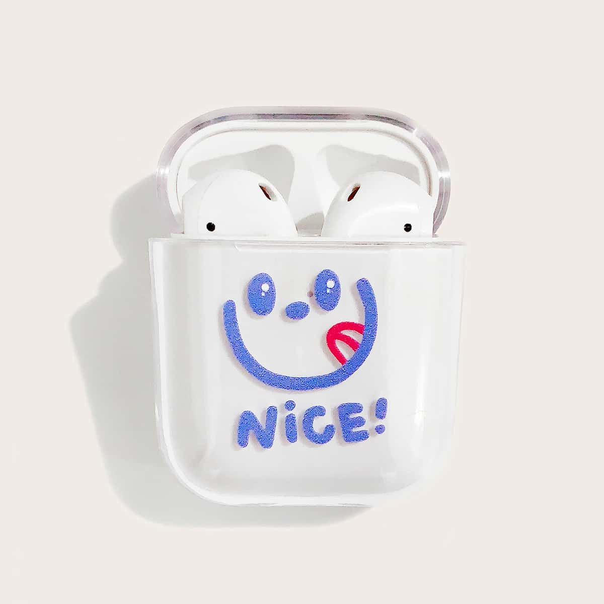 

Letter Graphic AirPods Case, Clear