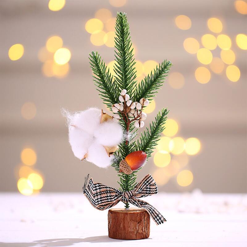 

1pc Christmas Plant Decorative Object, Multicolor