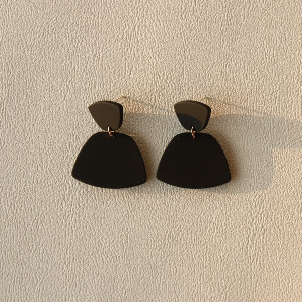 

Black Drop Earrings
