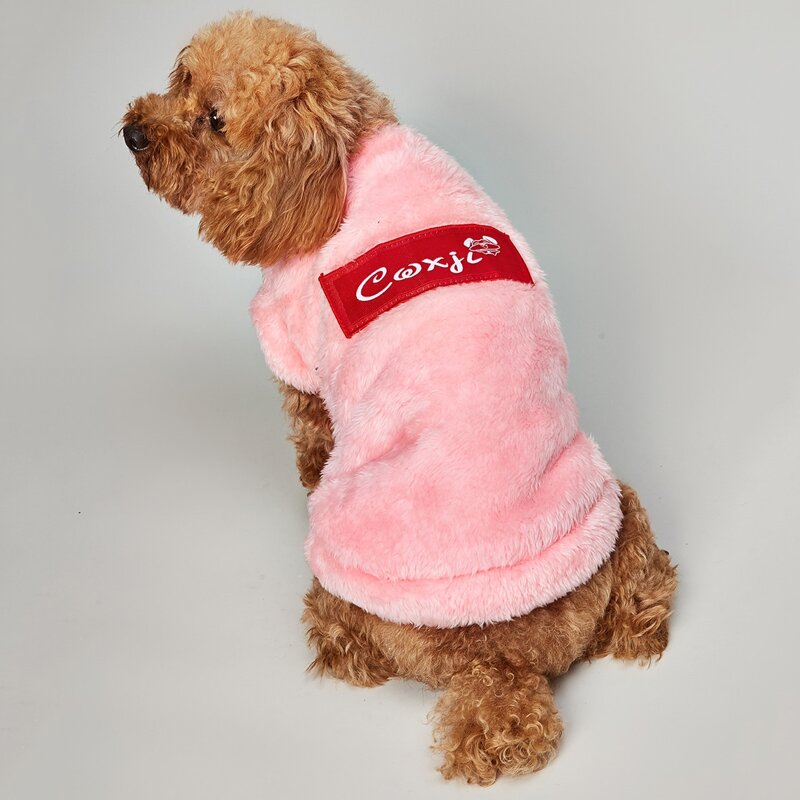 

Plush Dog Sweatshirt, Pink