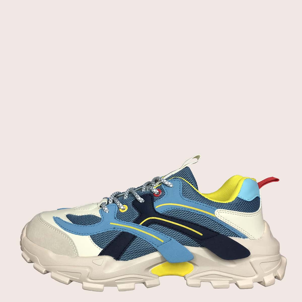 

Guys Color Block Lace-up Front Sneakers, Blue