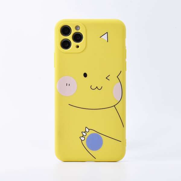 

Cartoon Graphic iPhone Case, Yellow