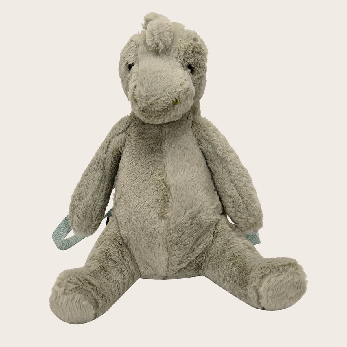 

Cartoon Shaped Fluffy Backpack, Green