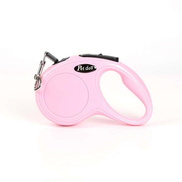 

1pc Retractable Dog Leash, Pink