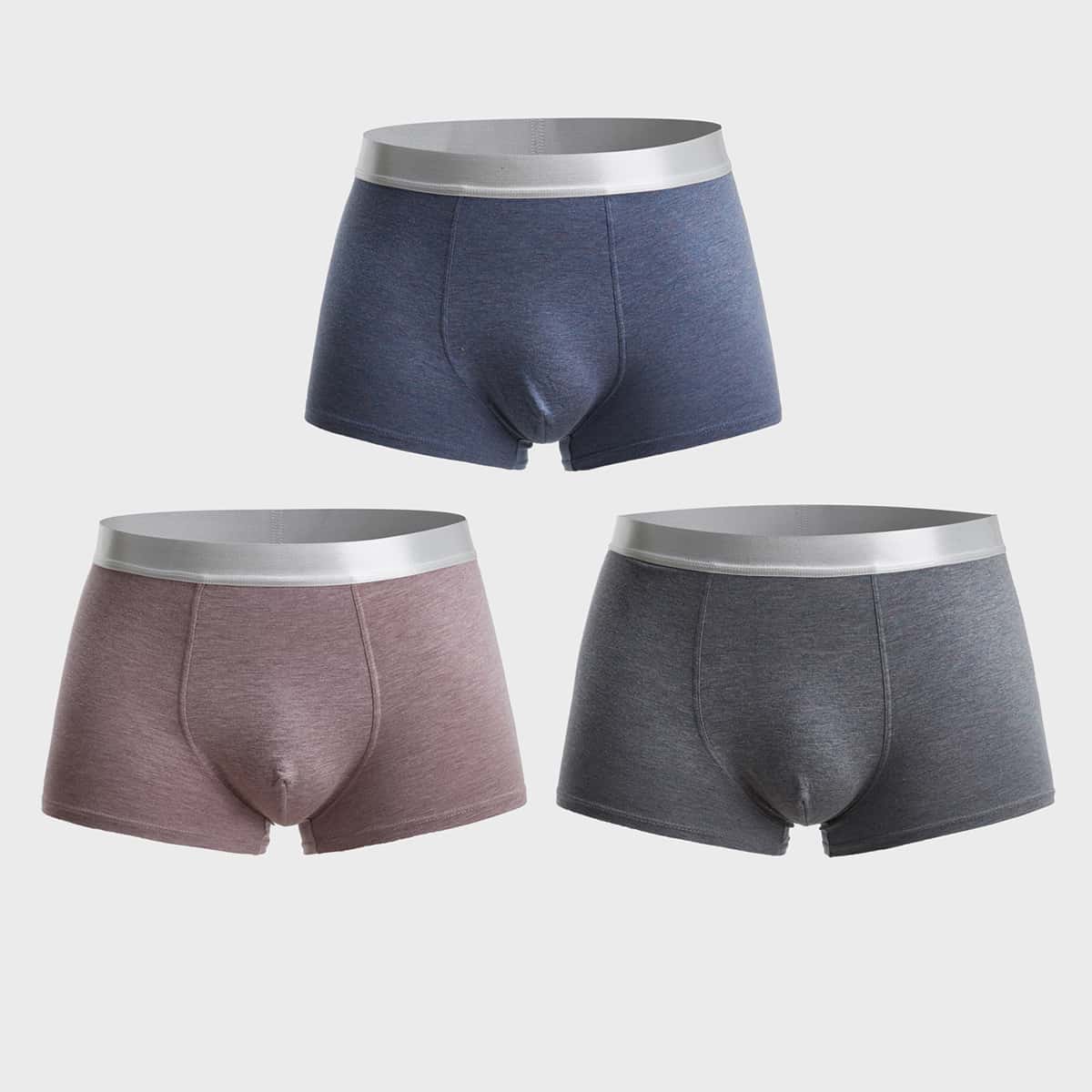 

Guys 3pcs Tape Panel Boxer Brief, Multicolor