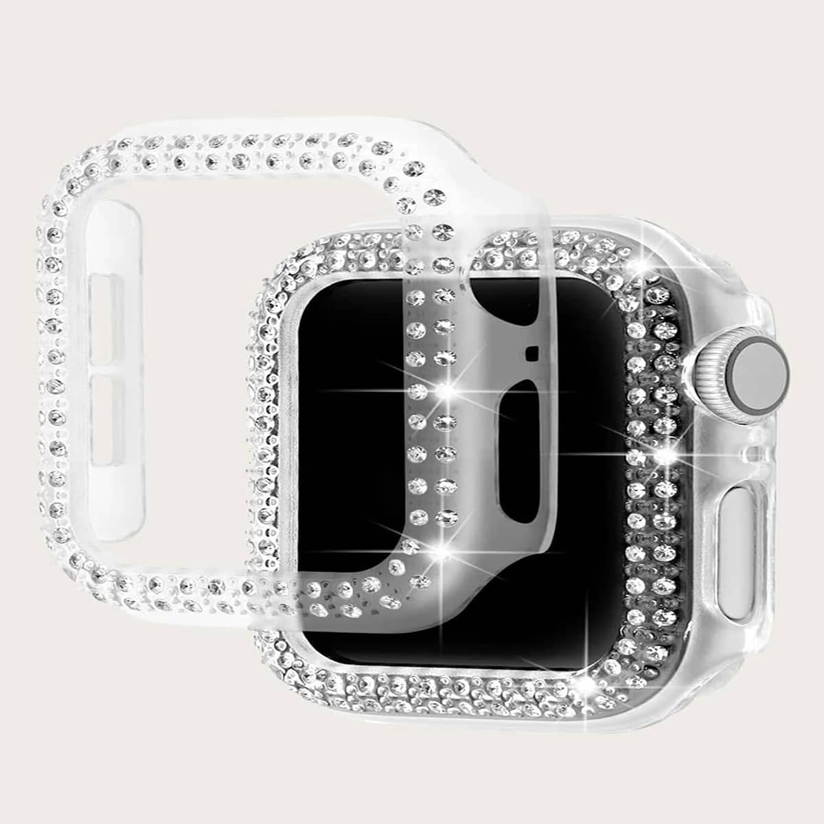

Rhinestone Apple Watch Screen Protector, Clear
