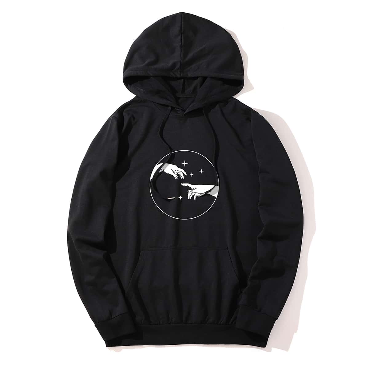 

Guys Hand Graphic Hoodie, Black