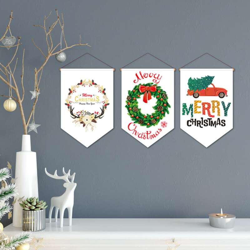 

1pc Random Christmas Banner, Multicolor