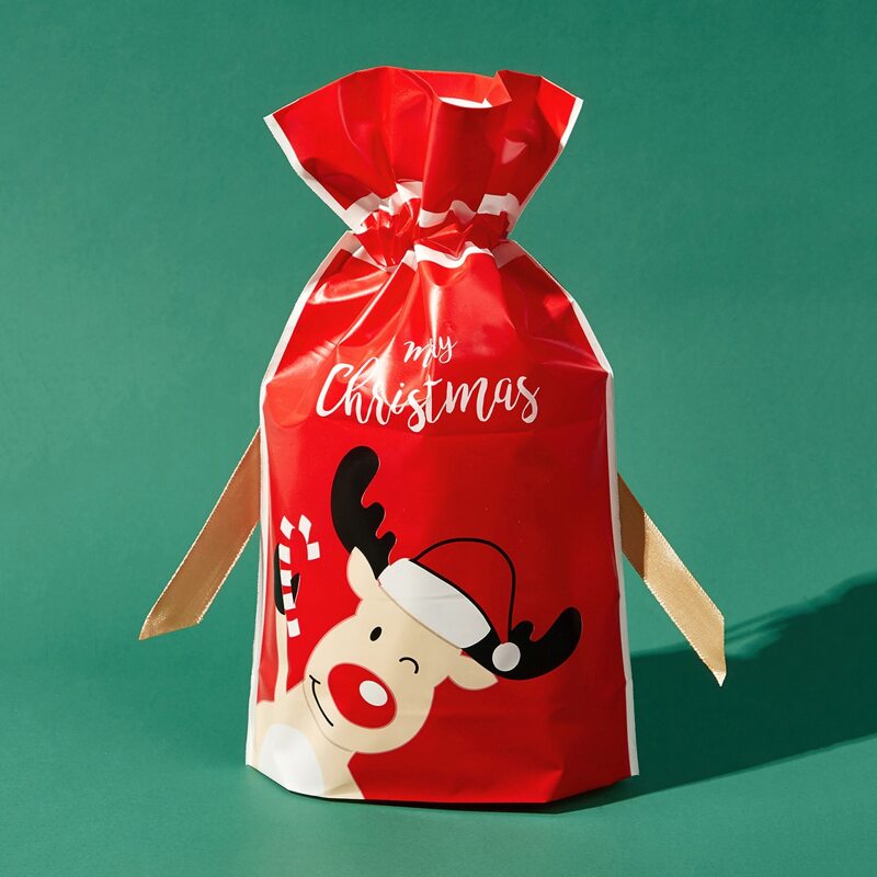 

1pc Christmas Gift Bag, Red