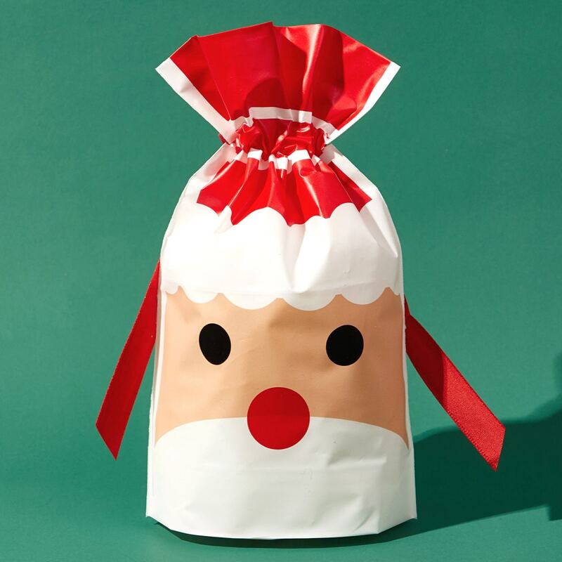 

1pc Christmas Santa Claus Gift Bag, Multicolor