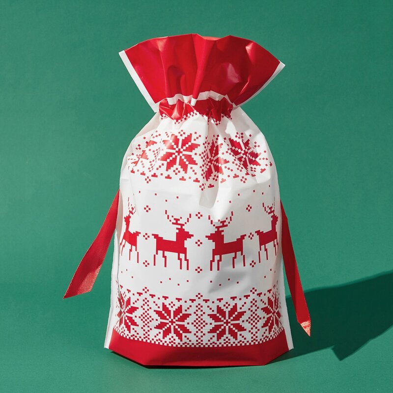 

1pc Christmas Gift Bag, Red