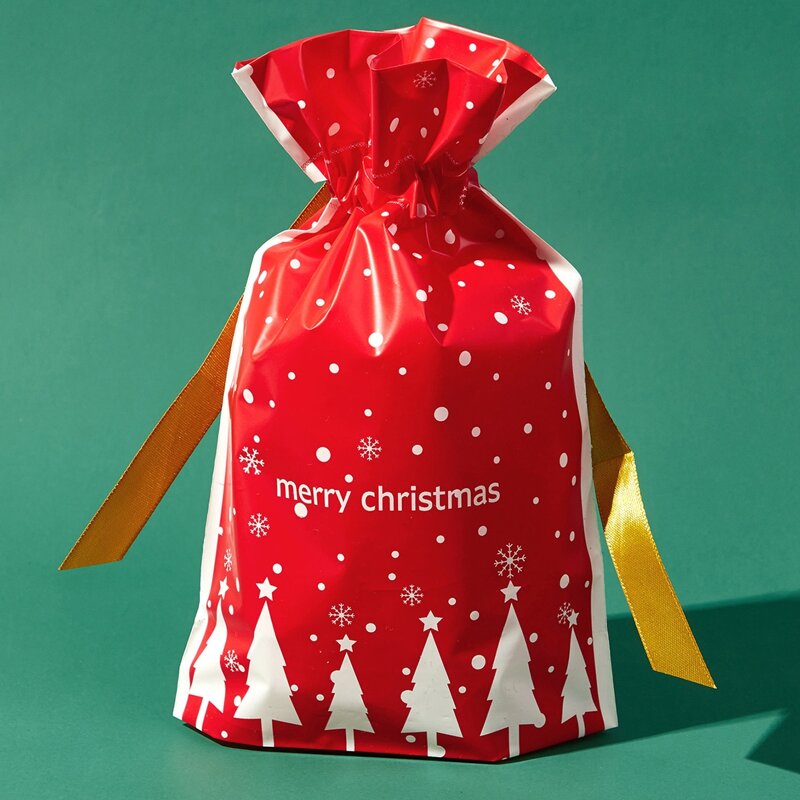 

1pc Christmas Gift Bag, Red
