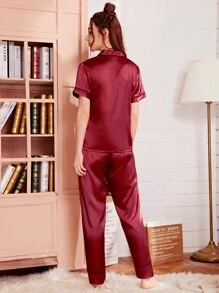 Bộ ngủ Túi Tim Đơn giản - Màu Hoa hồng đỏ - Xem 2