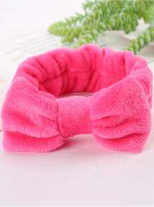 1入組綁結蝴蝶結裝飾沐浴髮帶