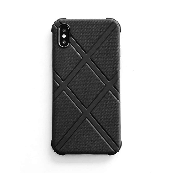 

Чехол для iPhone с геометрическим рисунком и защитой от падения, Чёрный