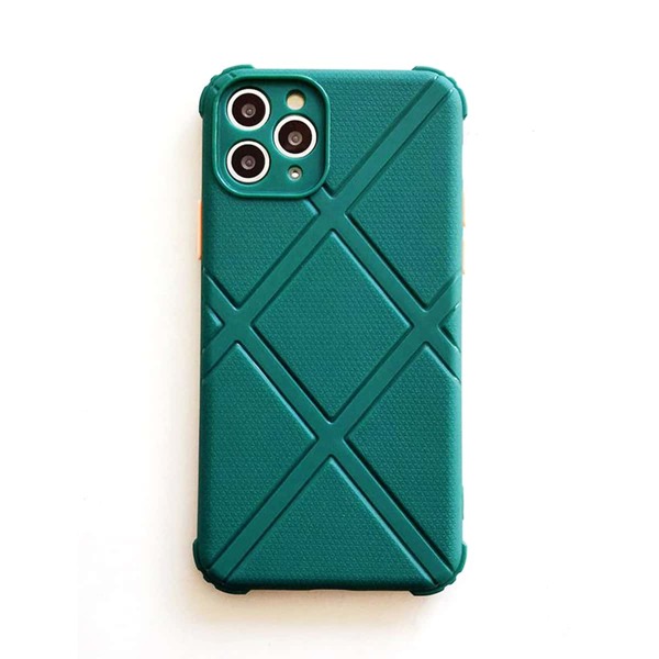 

Чехол для iPhone с геометрическим рисунком и защитой от падения, Зелёный