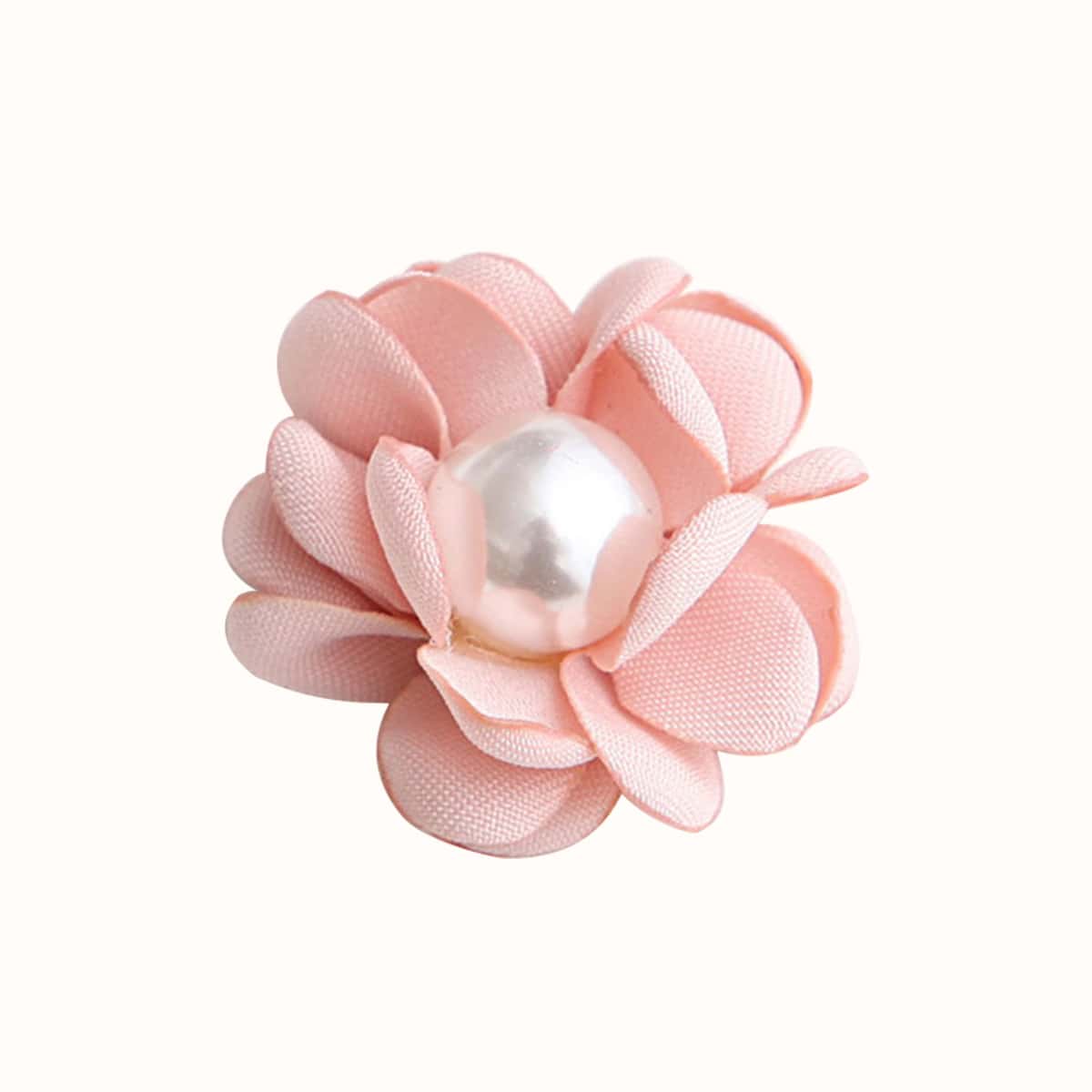 

Faux Pearl Decor 3D Flower Stand-Out Phone Holder, Pink