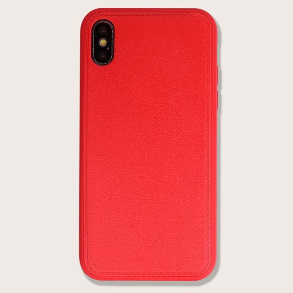 

PU Pattern iPhone Case, Red