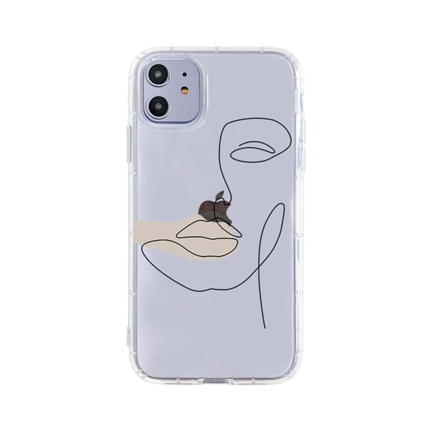 

Figure Graphic Transparent iPhone Case, Clear