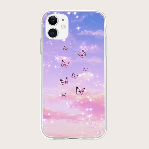 

Чехол для iPhone с графическим принтом, Многоцветный