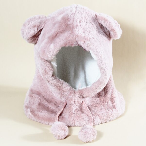 

Plush Warm Hat, Pink
