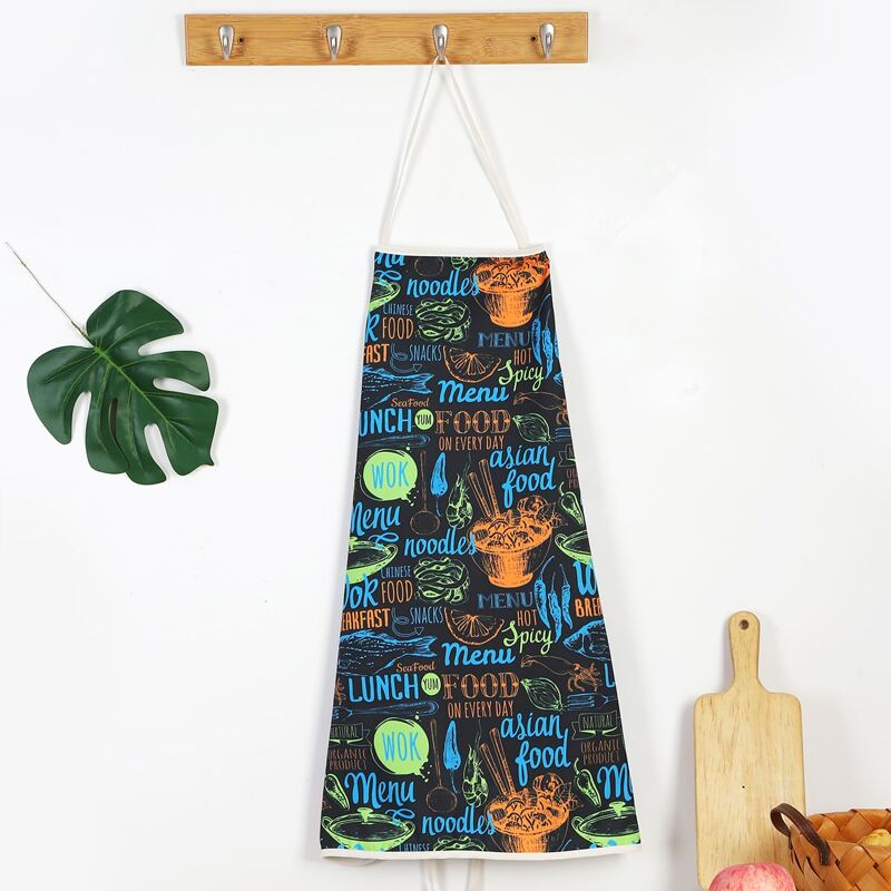 

Food Print Apron, Multicolor