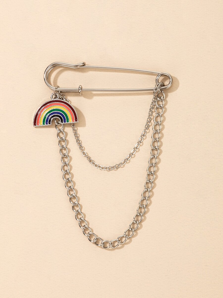 Safety Pin Brooch SHEIN USA
