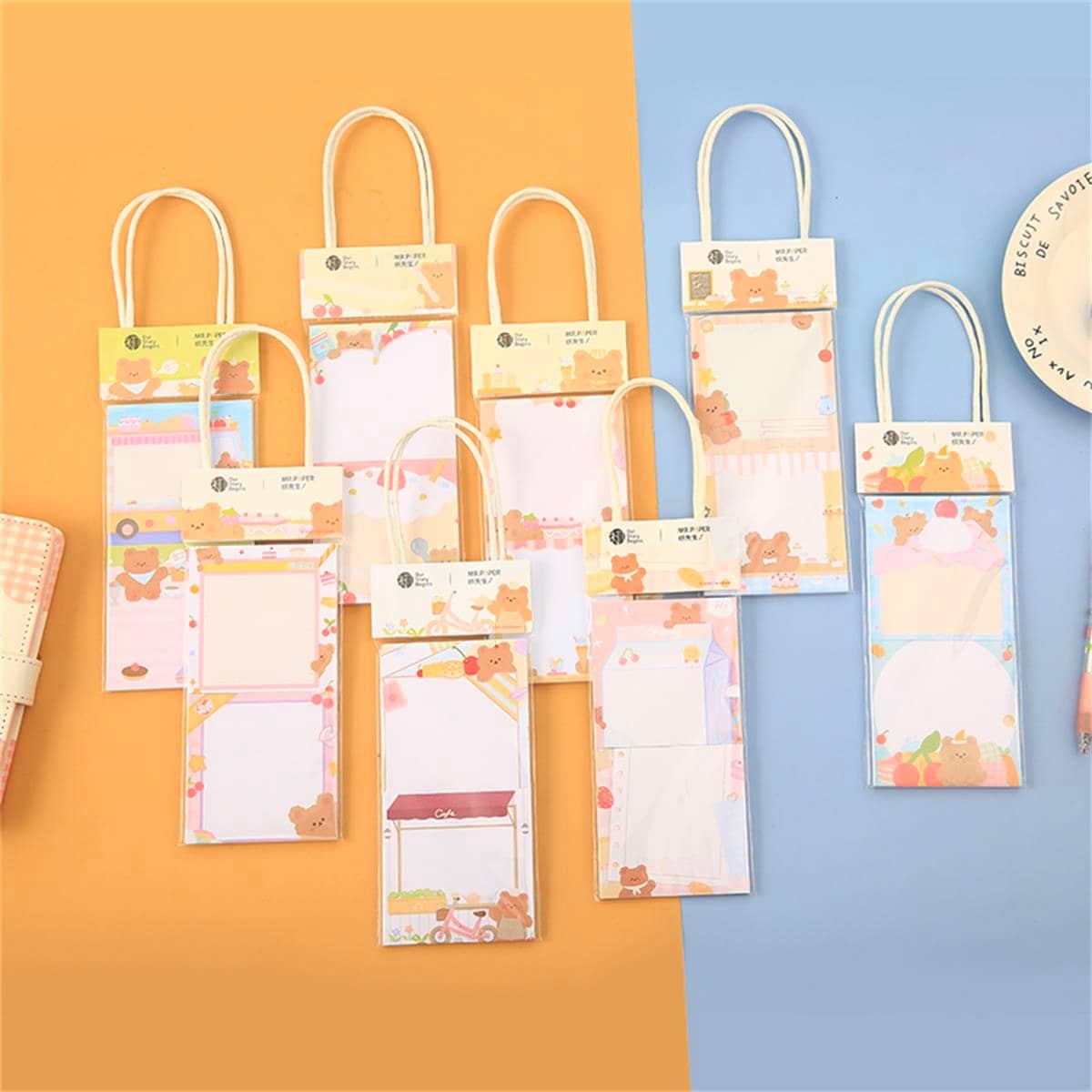

2packs Cartoon Graphic Random Sticky Note, Multicolor