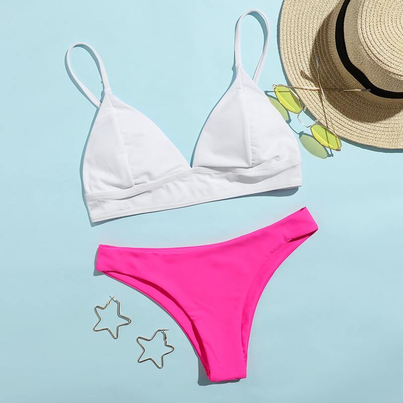 

Triangle Bikini Swimsuit, Multicolor