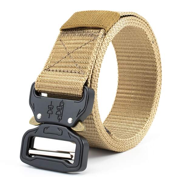

Men Minimalist Tape Belt, Camel