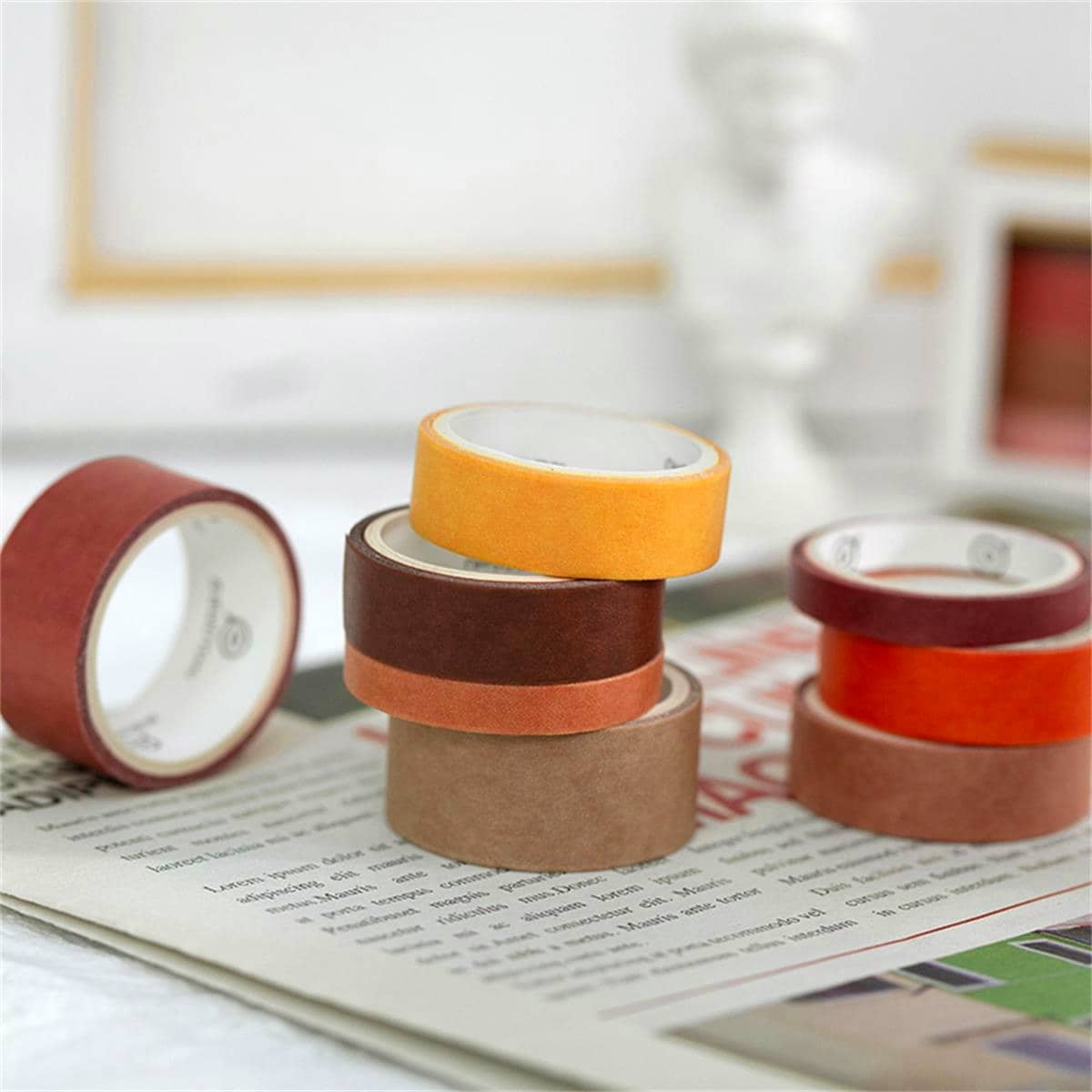 

8rolls Random Color DIY Tape, Multicolor