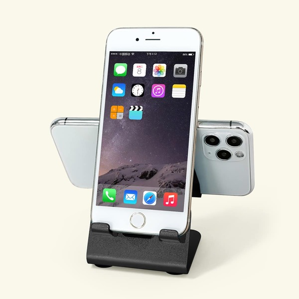 

Solid Desktop Phone Holder, Black