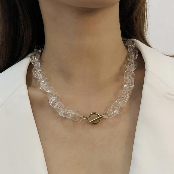 

Clear Chain Necklace