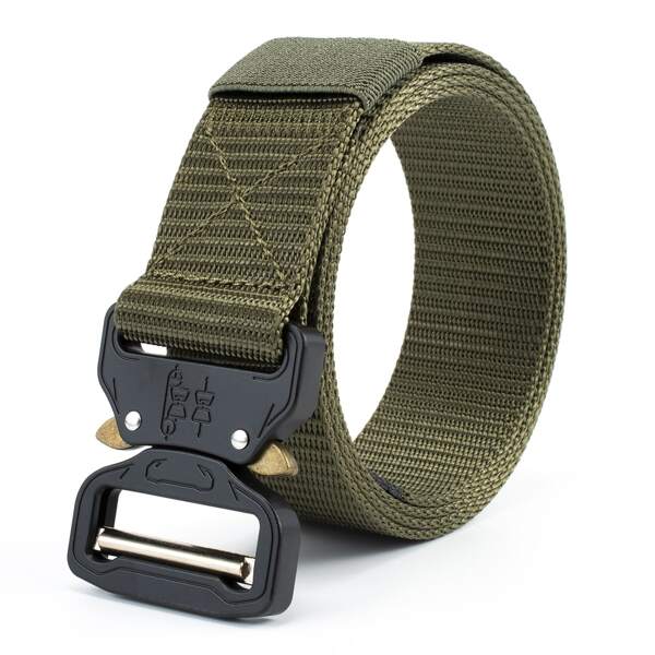 

Men Minimalist Tape Belt, Army green