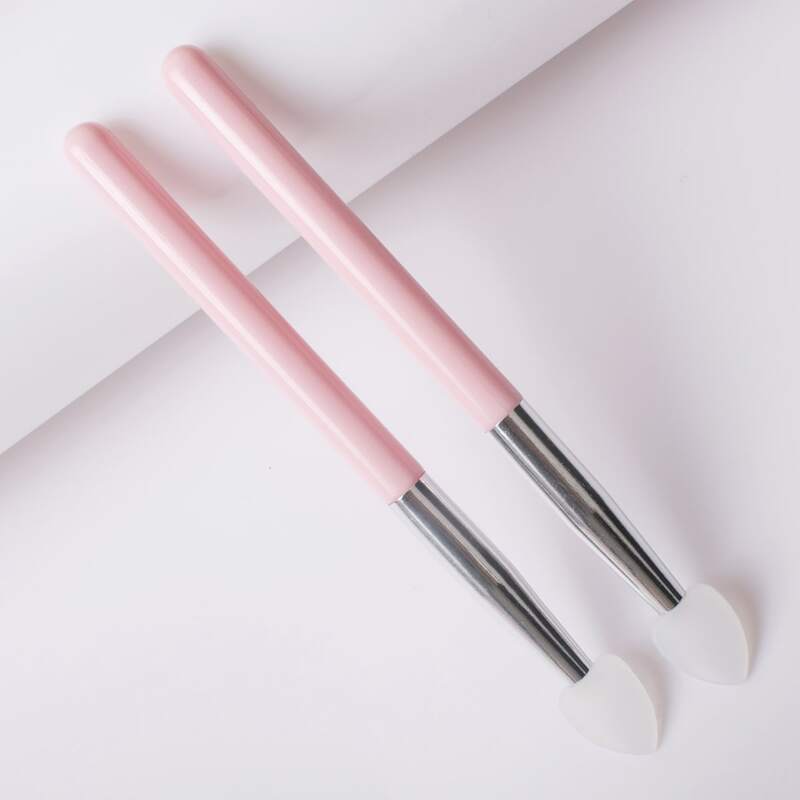

2pcs Silicone Lip Brush, Pink