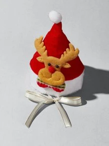 1頂聖誕節寵物帽子,適用於貓和小型犬,顏色隨機 - 查看 6