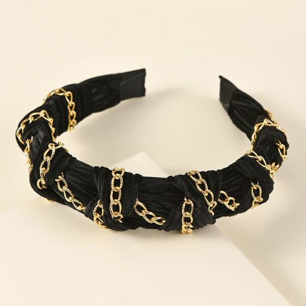

Chain Decor Hair Hoop, Multicolor